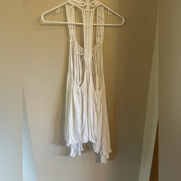 Free People flowy asymmetrical  hem racer tank - Picture 3 of 3